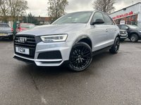 USED 2017 17 AUDI Q3 2.0 TDI QUATTRO BLACK EDITION 5d 148 BHP ONLY 2 FORMER KEEPERS FROM NEW+ULTRA LOW MILEAGE+ULEZ COMPLIANT+BLACK EDITION+AUTOMATIC TRANSMISSION+SATELLITE NAVIGATION+BLUETOOTH+CRUISE CONTROL+BOSE SOUND SYSTEM+STUNNING STUNNING VEHICLE+READY TO DRIVE AWAY TODAY+FINANCE AND EXTENDED WARRANTY AVAILABLE ON THIS USED VEHICLE!!!!!!!!