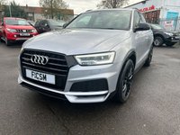 USED 2017 17 AUDI Q3 2.0 TDI QUATTRO BLACK EDITION 5d 148 BHP ONLY 2 FORMER KEEPERS FROM NEW+ULTRA LOW MILEAGE+ULEZ COMPLIANT+BLACK EDITION+AUTOMATIC TRANSMISSION+SATELLITE NAVIGATION+BLUETOOTH+CRUISE CONTROL+BOSE SOUND SYSTEM+STUNNING STUNNING VEHICLE+READY TO DRIVE AWAY TODAY+FINANCE AND EXTENDED WARRANTY AVAILABLE ON THIS USED VEHICLE!!!!!!!!
