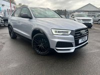 USED 2017 17 AUDI Q3 2.0 TDI QUATTRO BLACK EDITION 5d 148 BHP ONLY 2 FORMER KEEPERS FROM NEW+ULTRA LOW MILEAGE+ULEZ COMPLIANT+BLACK EDITION+AUTOMATIC TRANSMISSION+SATELLITE NAVIGATION+BLUETOOTH+CRUISE CONTROL+BOSE SOUND SYSTEM+STUNNING STUNNING VEHICLE+READY TO DRIVE AWAY TODAY+FINANCE AND EXTENDED WARRANTY AVAILABLE ON THIS USED VEHICLE!!!!!!!!