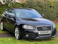 USED 2009 09 AUDI A3 2.0 TFSI S LINE 3d 197 BHP 