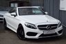 USED 2017 67 MERCEDES-BENZ C-CLASS 2.1 C 220 D 4MATIC AMG LINE PREMIUM PLUS 2d 168 BHP RED ROOF - RED LEATHER - 19" - BURMESTER SOUND - MEMORY SEATS