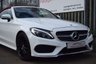 USED 2017 67 MERCEDES-BENZ C-CLASS 2.1 C 220 D 4MATIC AMG LINE PREMIUM PLUS 2d 168 BHP RED ROOF - RED LEATHER - 19" - BURMESTER SOUND - MEMORY SEATS