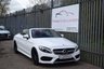 USED 2017 67 MERCEDES-BENZ C-CLASS 2.1 C 220 D 4MATIC AMG LINE PREMIUM PLUS 2d 168 BHP RED ROOF - RED LEATHER - 19" - BURMESTER SOUND - MEMORY SEATS