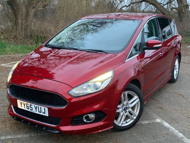 2016 65 FORD S-MAX 2.0 TITANIUM SPORT TDCI 5d 177 BHP Lane Assist, Heated Seats, Apple car play / Android Auto