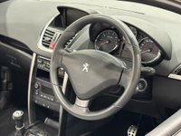 USED 2014 14 PEUGEOT 207 1.6 CC ROLAND GARROS 2d 120 BHP Low Mileage 34220 Miles, Oynx Black , Silver Roland Garros Embossed  Leather, Rare Limited Edition Roland Garros Model
