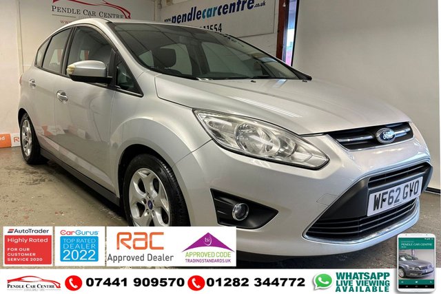 2012 62 Ford C-Max 1.6 ZETEC 5d 104 BHP