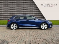 USED 2021 21 AUDI A3 1.5 SPORTBACK TFSI S LINE MHEV 5d 148 BHP MMI NAVIGATION - DIGITAL COCKPIT - REAR PARK ASSIST - S LINE EMBOSSED LEATHER SEATS - CRUISE CONTROL - APPLE CARPLAY/ANDROID AUTO