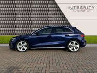 USED 2021 21 AUDI A3 1.5 SPORTBACK TFSI S LINE MHEV 5d 148 BHP MMI NAVIGATION - DIGITAL COCKPIT - REAR PARK ASSIST - S LINE EMBOSSED LEATHER SEATS - CRUISE CONTROL - APPLE CARPLAY/ANDROID AUTO