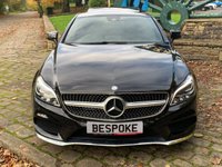 USED 2016 16 MERCEDES-BENZ CLS CLASS 2.1 CLS220 D AMG LINE PREMIUM 4d 174 BHP STUNNING BIG SPEC - 2016 MERCEDES CLS 220D AMG-LINE PREMIUM COUPE - AUTOMATIC PADDLE SHIFT GEARBOX - 1 FORMER KEEPER - FULL SERVICE HISTORY - FULL HEATED/MEMORY/ELEC PREMIUM LEATHER INTERIOR - HDD NAVIGATION  - 19 INCH AMG UPGRADE ALLOYS - HARMAN KARDON HI-FI