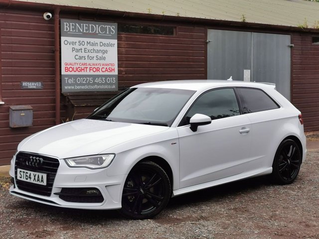 2015 64 Audi A3 1.4 TFSI S LINE 3d 148 BHP
