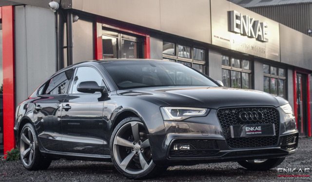 2013 63 Audi A5 2.0 SPORTBACK TDI BLACK EDITION S/S 5d 175 BHP