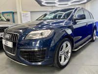 USED 2014 14 AUDI Q7  3.0 TDI V6 S line Sport Edition SUV 5dr Diesel Tiptronic quattro Euro 5 (s/s) (245 ps) &pound;17K Factory Fitted Extras, BOSE Sound System, Advanced Leather Pack