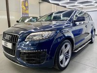 USED 2014 14 AUDI Q7  3.0 TDI V6 S line Sport Edition SUV 5dr Diesel Tiptronic quattro Euro 5 (s/s) (245 ps) &pound;17K Factory Fitted Extras, BOSE Sound System, Advanced Leather Pack