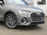USED 2022 22 AUDI Q3 1.5 SPORTBACK TFSI S LINE MHEV 5d 148 BHP Finished in CHRONOS GREY MET with contrasting EBONY PART LEATHER SPORTS SEATS. This Audi Q3 is a upmarket, premium, compact SUV. It offers plenty of space, Great fun to drive and lots of high tech features. All at a very affordable price which also benefits from the balance of AUDI Warranty untill end of May 2025. Features include,  Virtual Dash, Sat Nav, Upgraded 19" alloys, Tinted Windows, LED Day run Lights, Comfort and Sound Pack, Privacy Glass, Power mirrors and Tailgate, PARKING SENSORS,