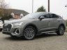 USED 2022 22 AUDI Q3 1.5 SPORTBACK TFSI S LINE MHEV 5d 148 BHP Finished in CHRONOS GREY MET with contrasting EBONY PART LEATHER SPORTS SEATS. This Audi Q3 is a upmarket, premium, compact SUV. It offers plenty of space, Great fun to drive and lots of high tech features. All at a very affordable price which also benefits from the balance of AUDI Warranty untill end of May 2025. Features include,  Virtual Dash, Sat Nav, Upgraded 19" alloys, Tinted Windows, LED Day run Lights, Comfort and Sound Pack, Privacy Glass, Power mirrors and Tailgate, PARKING SENSORS,