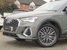 USED 2022 22 AUDI Q3 1.5 SPORTBACK TFSI S LINE MHEV 5d 148 BHP Finished in CHRONOS GREY MET with contrasting EBONY PART LEATHER SPORTS SEATS. This Audi Q3 is a upmarket, premium, compact SUV. It offers plenty of space, Great fun to drive and lots of high tech features. All at a very affordable price which also benefits from the balance of AUDI Warranty untill end of May 2025. Features include,  Virtual Dash, Sat Nav, Upgraded 19" alloys, Tinted Windows, LED Day run Lights, Comfort and Sound Pack, Privacy Glass, Power mirrors and Tailgate, PARKING SENSORS,
