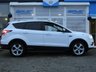 USED 2017 67 FORD KUGA 1.5 TITANIUM X 5d 148 BHP Finished in FROZEN WHITE with contrasting HEATED LEATHER TRIM. This Kuga is a great choice if you like driving. It's one of the most enjoyable, practical and fun family SUV's around. Features include PAN ROOF, Sat Nav, DAB, Electric Power Boot, Heated Full Leather, Heated Steering Wheel, Auto Parking, Cruise Control, 18" Alloys, B/Tooth and much more. Serviced at 9664 miles, 18548 miles, 26152 miles, 35074 miles, 43250 miles and on arrival at 51510 miles.