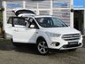 USED 2017 67 FORD KUGA 1.5 TITANIUM X 5d 148 BHP Finished in FROZEN WHITE with contrasting HEATED LEATHER TRIM. This Kuga is a great choice if you like driving. It's one of the most enjoyable, practical and fun family SUV's around. Features include PAN ROOF, Sat Nav, DAB, Electric Power Boot, Heated Full Leather, Heated Steering Wheel, Auto Parking, Cruise Control, 18" Alloys, B/Tooth and much more. Serviced at 9664 miles, 18548 miles, 26152 miles, 35074 miles, 43250 miles and on arrival at 51510 miles.