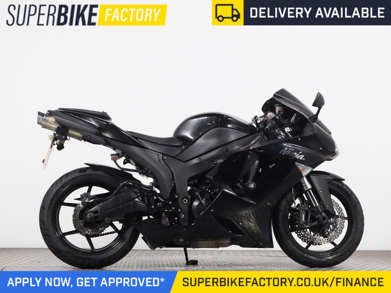 2008 KAWASAKI ZX-6R BLACK with 17001 miles - Used Motorbikes