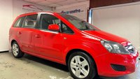 USED 2013 63 VAUXHALL ZAFIRA 1.6 EXCLUSIV 5d 113 BHP LOW RATE FINANCE AVAILABLE +  FREE12 MONTH RAC MEMBERSHIP + RAC PLATINUM WARRANTY INCLUDED