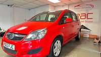 USED 2013 63 VAUXHALL ZAFIRA 1.6 EXCLUSIV 5d 113 BHP LOW RATE FINANCE AVAILABLE +  FREE12 MONTH RAC MEMBERSHIP + RAC PLATINUM WARRANTY INCLUDED