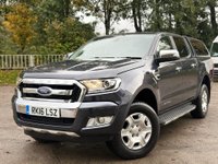 USED 2016 16 FORD RANGER 2.2 LIMITED 4X4 DCB TDCI 4d 158 BHP GENUINE LOW MILES ** NO VAT **