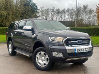 USED 2016 16 FORD RANGER 2.2 LIMITED 4X4 DCB TDCI 4d 158 BHP GENUINE LOW MILES ** NO VAT **