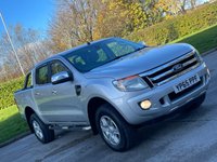 USED 2015 65 FORD RANGER 2.2 LIMITED 4X4 DCB TDCI 4d 148 BHP ** NO VAT * BULL BARS  +  LOW MILES