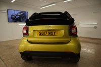 USED 2017 17 SMART FORTWO CABRIO 1.0 PASSION 2d 71 BHP GREAT CONDITION IN STUNNING YELLOW WITH SERVICE RECORDS