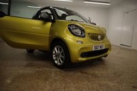 USED 2017 17 SMART FORTWO CABRIO 1.0 PASSION 2d 71 BHP GREAT CONDITION IN STUNNING YELLOW WITH SERVICE RECORDS