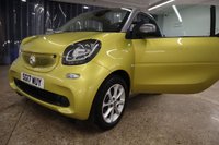 USED 2017 17 SMART FORTWO CABRIO 1.0 PASSION 2d 71 BHP GREAT CONDITION IN STUNNING YELLOW WITH SERVICE RECORDS