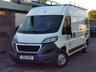 USED 2016 16 PEUGEOT BOXER 2.2 HDI 335 L3H2 PROFESSIONAL P/V 130 BHP 