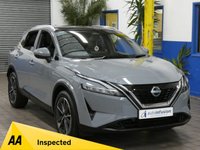 USED 2023 23 NISSAN QASHQAI 1.3 DIG-T TEKNA DCT MHEV 5d 156 BHP NEARLY NEW BARGAIN TOP OF THE RANGE SAT NAV PANORAMIC SUNROOF PART LEATHER INTERIOR HEATED SEATS REAR CAMERA  NISSAN WARRANTY MARCH 2026