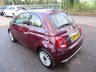 USED 2015 65 FIAT 500 1.2 LOUNGE 3d 69 BHP NEW SHAPE Low Mileage, Only &pound;20 Road Tax! Fiat Main Dealer Service History + Just Serviced, MOT until November 2024, Great fuel economy!