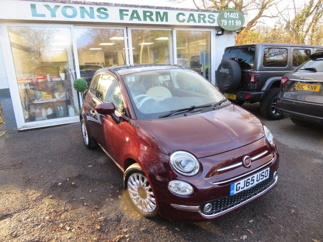 2015 65 Fiat 500 1.2 LOUNGE 3d 69 BHP NEW SHAPE