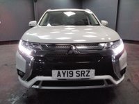 USED 2019 19 MITSUBISHI OUTLANDER 2.4 PHEV JURO 5d 207 BHP APP BASED SAT NAV CAMERA HEATED SEAT PART LEATHER INTERIOR MITSUBISHI WARRNATY TILL JUNE 2024 LONDON PCO COMPLIANT
