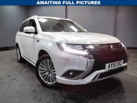 USED 2019 19 MITSUBISHI OUTLANDER 2.4 PHEV JURO 5d 207 BHP APP BASED SAT NAV CAMERA HEATED SEAT PART LEATHER INTERIOR MITSUBISHI WARRNATY TILL JUNE 2024 LONDON PCO COMPLIANT