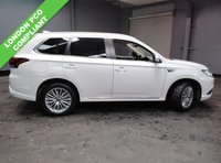 USED 2019 19 MITSUBISHI OUTLANDER 2.4 PHEV JURO 5d 207 BHP APP BASED SAT NAV CAMERA HEATED SEAT PART LEATHER INTERIOR MITSUBISHI WARRNATY TILL JUNE 2024 LONDON PCO COMPLIANT