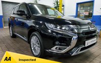 USED 2020 70 MITSUBISHI OUTLANDER 2.4 PHEV EXCEED SAFETY 5d 222 BHP STUNNING EXAMPLE SAT NAV CAMERA HEATED LEATHER PARKING SENSORS 1 OWNER LONDON PCO COMPLIANT