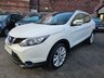USED 2015 15 NISSAN QASHQAI 1.5 DCI TEKNA 5dr PEARL WHITE METALLIC