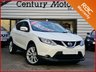 USED 2015 15 NISSAN QASHQAI 1.5 DCI TEKNA 5dr PEARL WHITE METALLIC