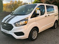 USED 2019 19 FORD TRANSIT CUSTOM 2.0 TDCi LOW ROOF D/CAB CREW VAN Euro-6 2019 Euro 6 ULEZ Full Service History