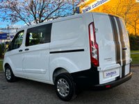 USED 2019 19 FORD TRANSIT CUSTOM 2.0 TDCi LOW ROOF D/CAB CREW VAN Euro-6 2019 Euro 6 ULEZ Full Service History