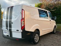 USED 2019 19 FORD TRANSIT CUSTOM 2.0 TDCi LOW ROOF D/CAB CREW VAN Euro-6 2019 Euro 6 ULEZ Full Service History