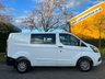USED 2019 19 FORD TRANSIT CUSTOM 2.0 TDCi LOW ROOF D/CAB CREW VAN Euro-6 2019 Euro 6 ULEZ Full Service History