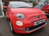 USED 2017 17 FIAT 500 1.2 LOUNGE 3d 69 BHP NEW SHAPE Only &pound;20 Road Tax! Service History + Just Serviced, MOT until February 2025, Great fuel economy!