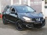 USED 2013 13 NISSAN QASHQAI 1.6 360 5d 117 BHP Finished in PEARL BLACK with Part Leather Trim. The Qashqai is one of the best selling SUV's around at the moment. This Automatic is comfy, easy to drive and has enough space for 5 adults. Features include Pan Roof, Sat Nav, 360 All Round Cameras, Alloys, B./Tooth and more. Only 2 Former Keepers from New. Dealer serviced at 4786 miles, 9083 miles, 15892 miles and at 84966 miles on arrival.