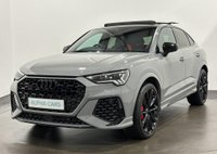 USED 2021 21 AUDI Q3 2.5 RS SPORTBACK TFSI QUATTRO SPORT EDITION 5d 395 BHP Nardo Grey / Black Nappa Leather R S Sports Seats , Comfort and Sound Pack, Panoramic Glass Roof, R S Sport Exhaust System , Red Brake Calipers