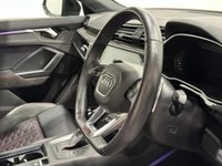 USED 2021 21 AUDI Q3 2.5 RS SPORTBACK TFSI QUATTRO SPORT EDITION 5d 395 BHP Nardo Grey / Black Nappa Leather R S Sports Seats , Comfort and Sound Pack, Panoramic Glass Roof, R S Sport Exhaust System , Red Brake Calipers