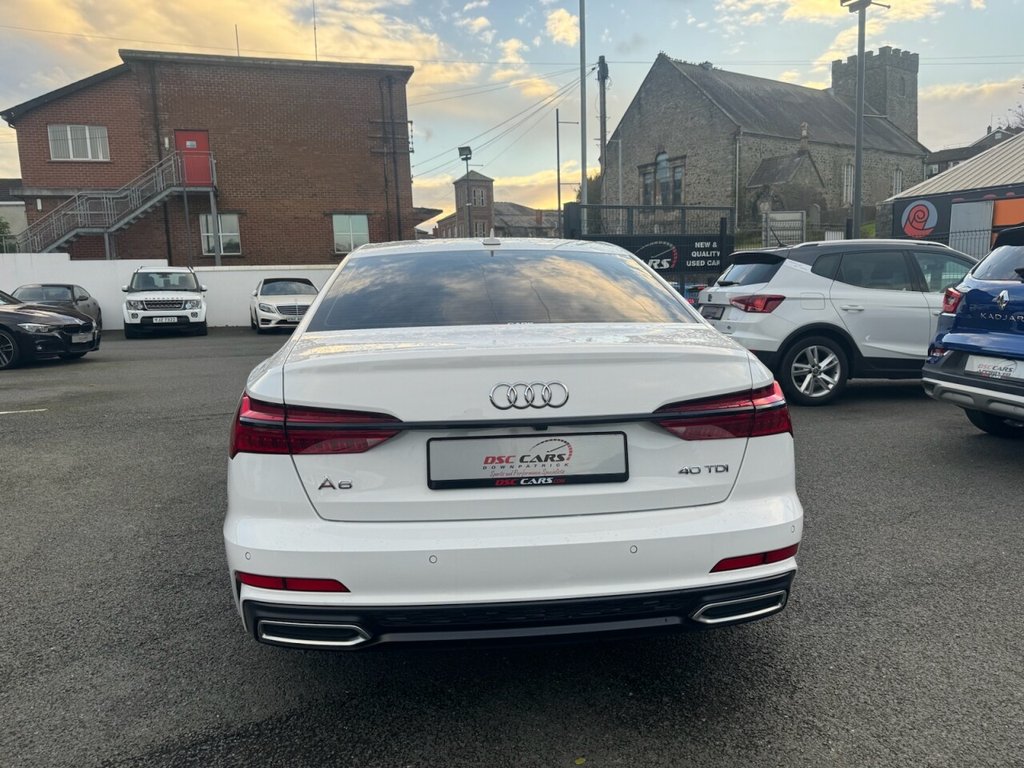USED 2018 68 AUDI A6 2.0 TDI S LINE MHEV 4d 202 BHP 20' ALLOYS + PRIVACY GLASS
